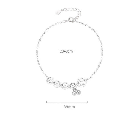 Damen Fußkette 925 Silber Fußkettchen - McBiLL Jewelry - Fußkette