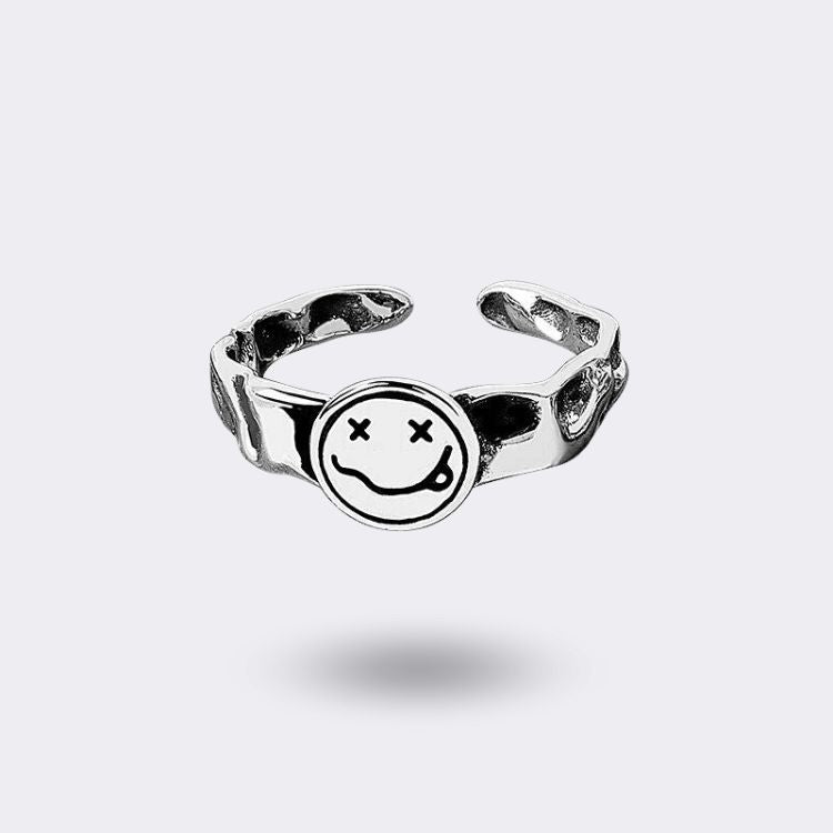 Damen Ring versilbert offener Silberring Smile - McBiLL Jewelry - Ring