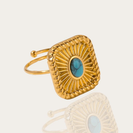 Gold Ring Damen | vergoldeter Edelstahl - McBiLL Jewelry - Ring