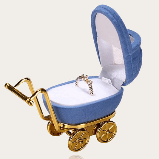 Kinderwagen Ringschachtel Blau - McBiLL Jewelry - Schmuckkästchen