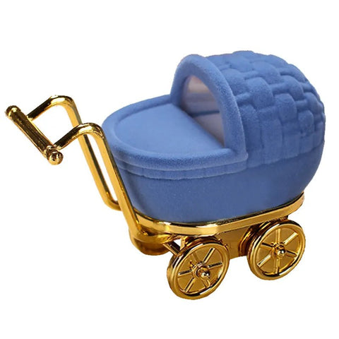 Kinderwagen Ringschachtel Blau - McBiLL Jewelry - Schmuckkästchen