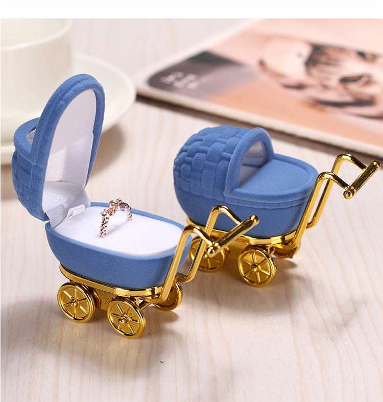 Kinderwagen Ringschachtel Blau - McBiLL Jewelry - Schmuckkästchen