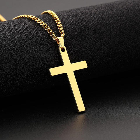 Kreuz Halskette Unisex Edelstahl | Kreuz Kette - McBiLL Jewelry - Halskette