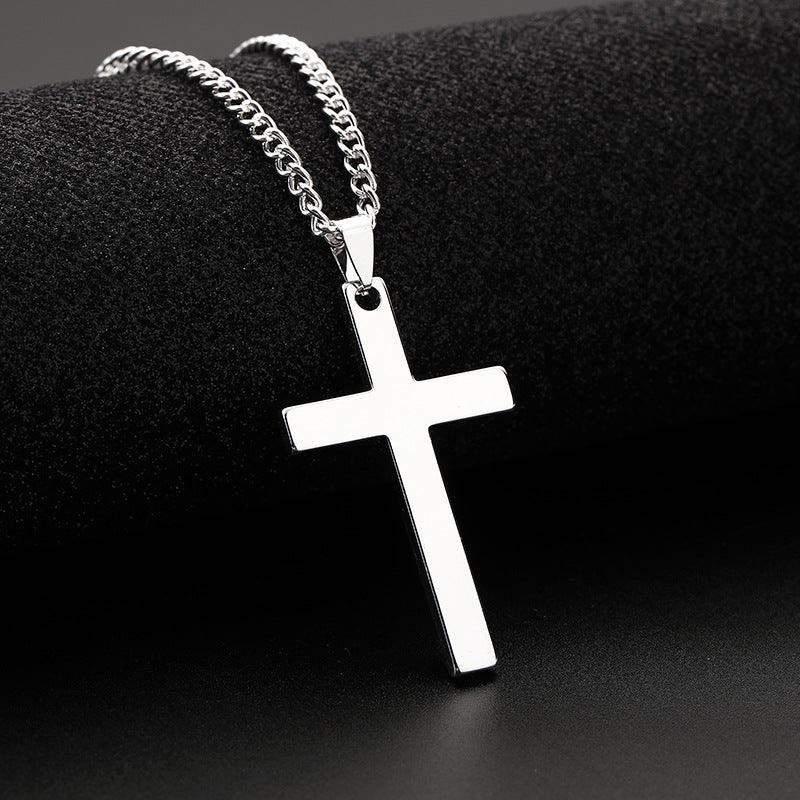 Kreuz Halskette Unisex Edelstahl | Kreuz Kette - McBiLL Jewelry - Halskette