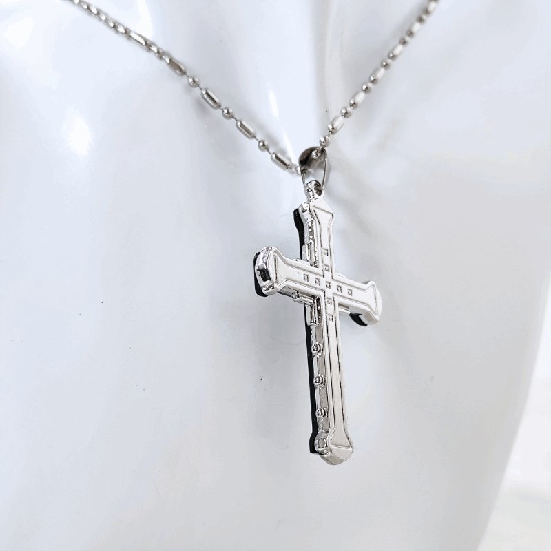 Kreuz Halskette Unisex mit Edelsteine - McBiLL Jewelry - Halskette