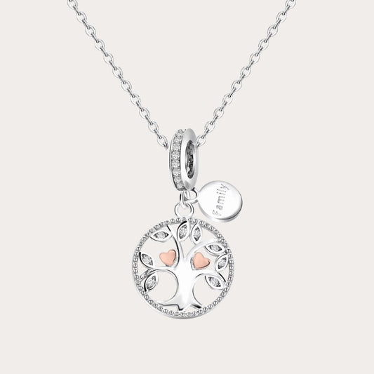 Lebensbaum Halskette Silber 925 Zirkonia - McBiLL Jewelry - Ohrringe