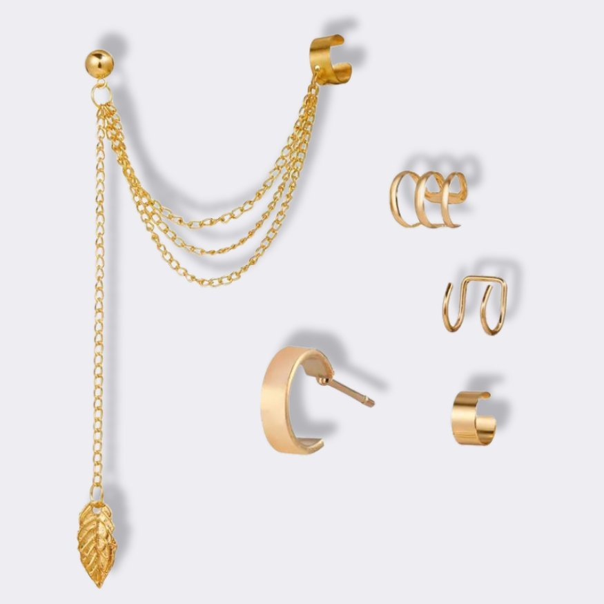 Ohrschmuck - Set Damen in Gold 5 - teilig - McBiLL Jewelry - Ohrring