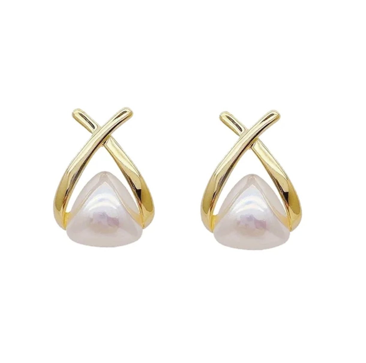 Perle Ohrringe in Gold - McBiLL Jewelry - Ohrstecker