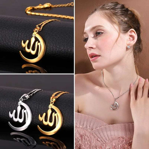 Religiöse Muster Halskette Allah vergoldeter Kupfer - McBiLL Jewelry - Halskette