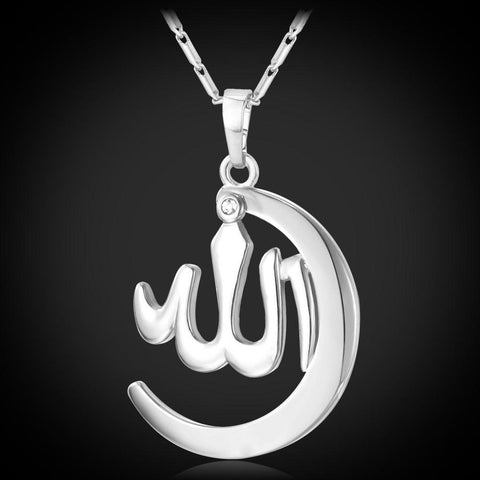 Religiöse Muster Halskette Allah vergoldeter Kupfer - McBiLL Jewelry - Halskette