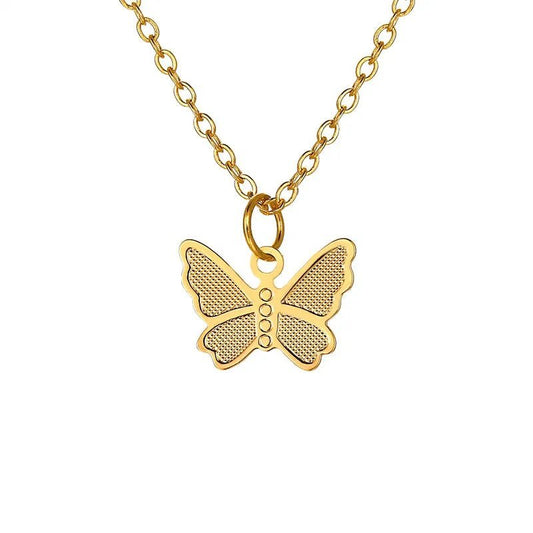 Schmetterling Halskette Damen Gold Farbe - McBiLL Jewelry - Halskette