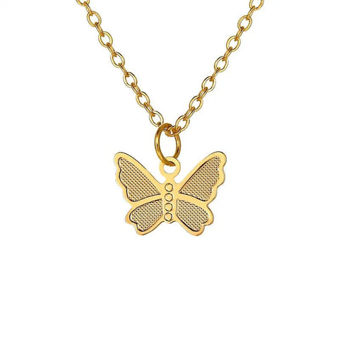 Schmetterling Halskette Damen Gold Farbe - McBiLL Jewelry - Halskette