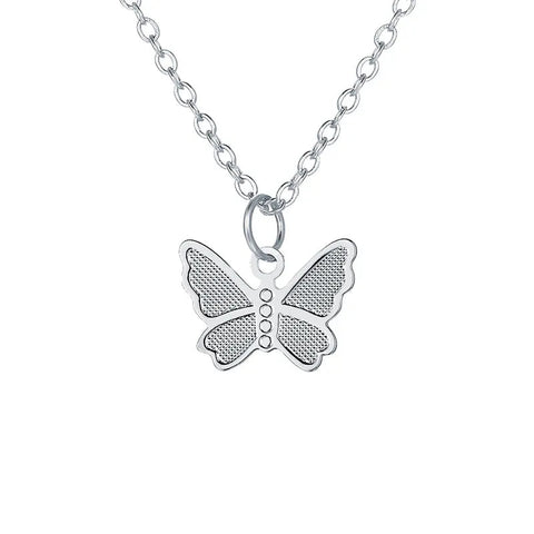 Schmetterling Halskette Damen Silber Farbe - McBiLL Jewelry - Halskette