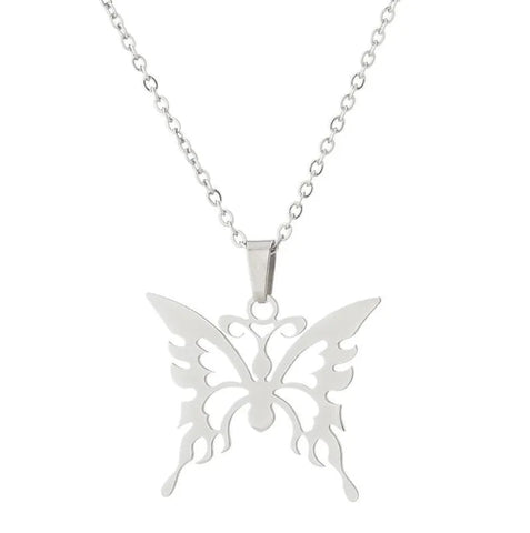 Schmetterling Halskette Damen Titan Stahl - McBiLL Jewelry - Halskette