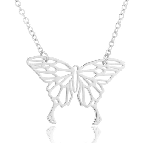 Schmetterling Halskette Damen Titan Stahl - McBiLL Jewelry - Halskette