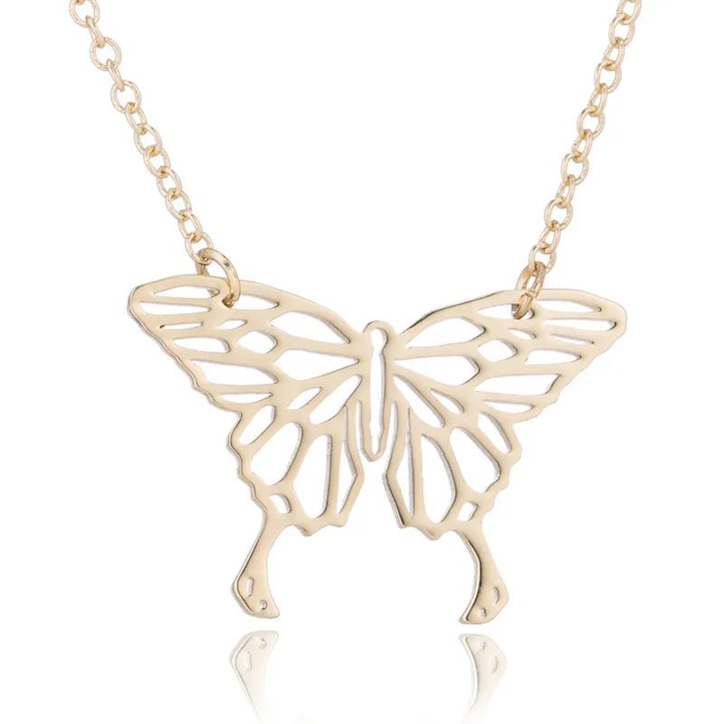 Schmetterling Halskette Damen Titan Stahl - McBiLL Jewelry - Halskette