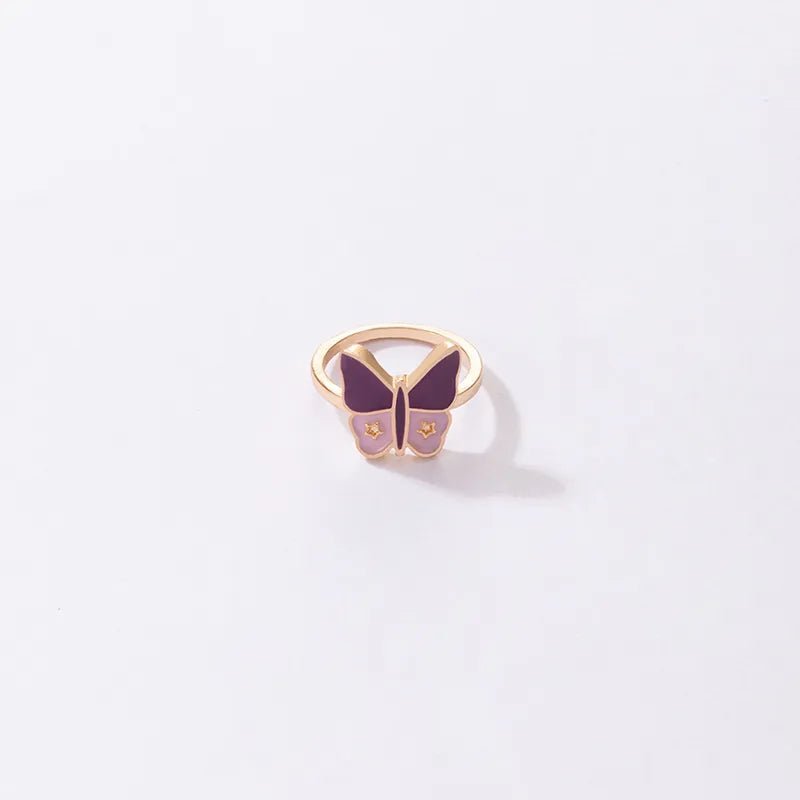 Schmetterling Ring Damen 2 Sterne Design - McBiLL Jewelry - Ring