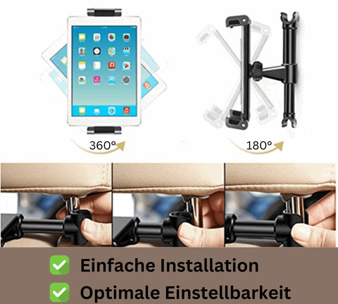 Universale Handy - & Tablet - Halterung für Auto - Kopfstütze. - McBiLL Jewelry - Handy - & Tablethalterung