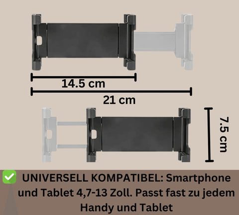 Universale Handy - & Tablet - Halterung für Auto - Kopfstütze. - McBiLL Jewelry - Handy - & Tablethalterung