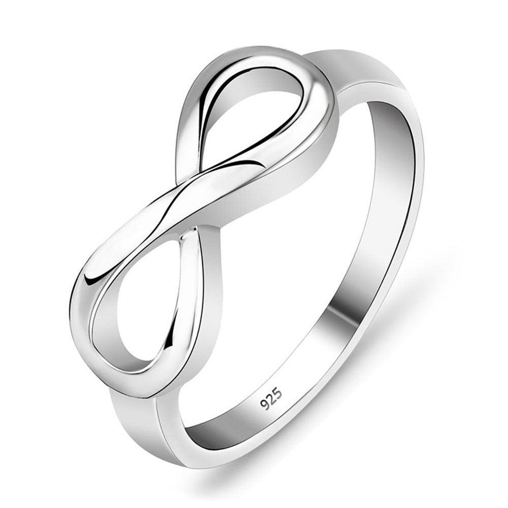 Versilberter Ring INFINITY - Ring | unendliche Liebe - McBiLL Jewelry - Ring