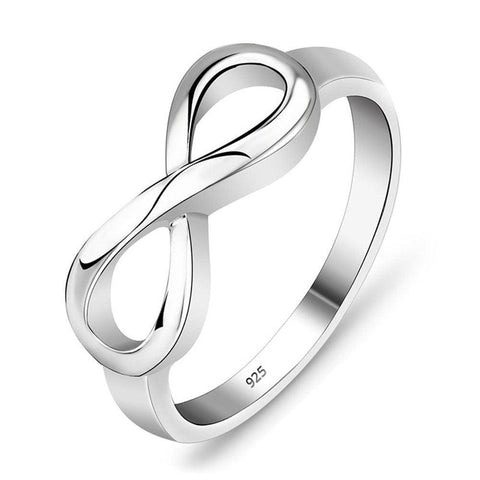 Versilberter Ring INFINITY - Ring | unendliche Liebe - McBiLL Jewelry - Ring